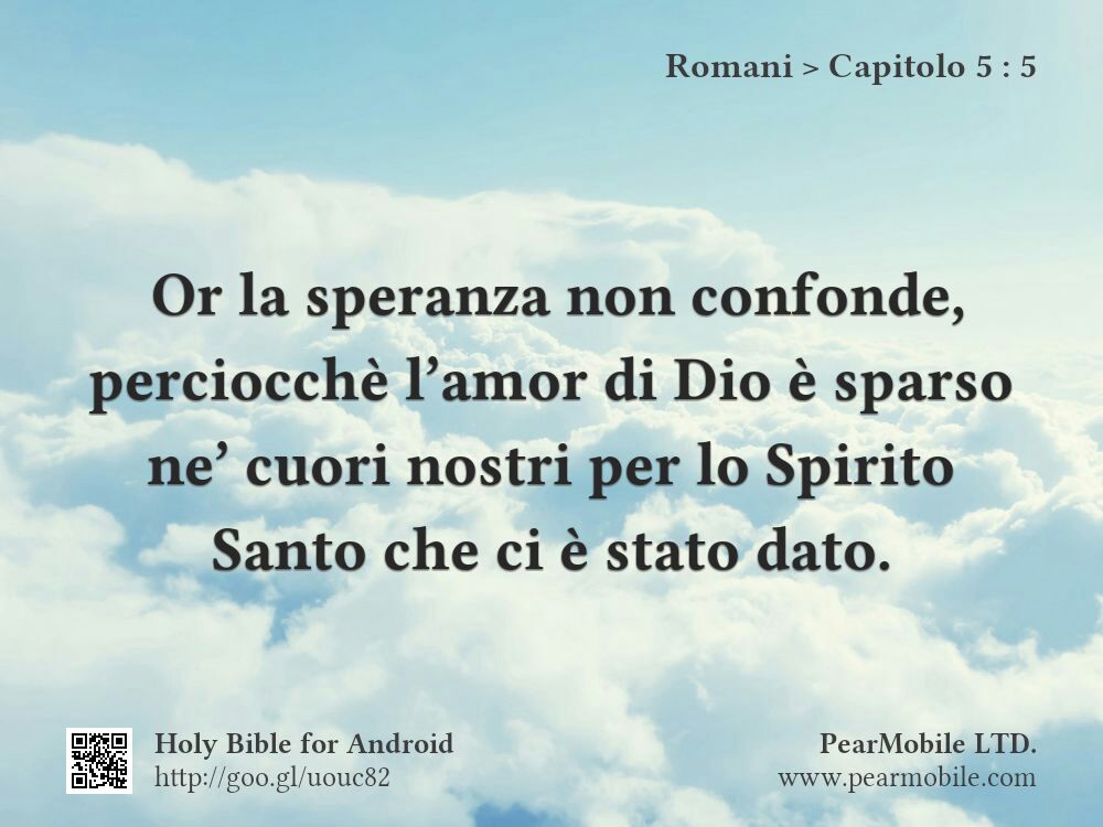 Romani, Capitolo 5:5
